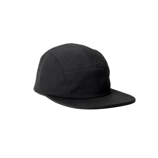 recycled-poly-flat-brim-5-panel-hat-s3 Web_PDP-FlatBrim5PanelHat_Studio_Front_Black.jpg